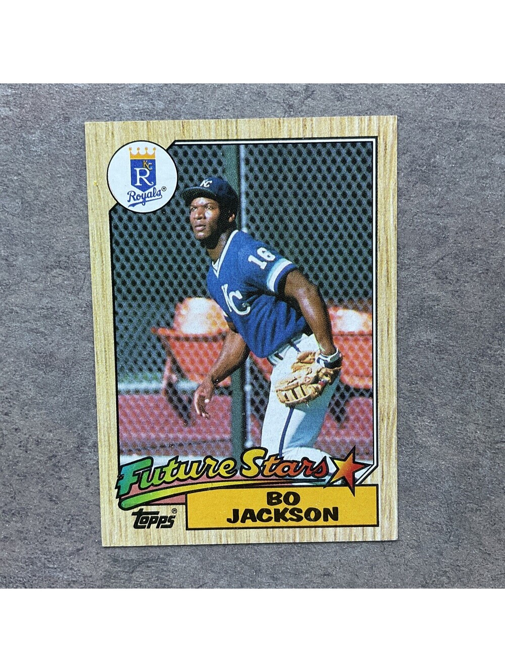 1987 Topps Bo Jackson HOF ROOKIE RC Kansas City Royals #170 Baseball Card